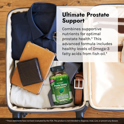 Irwin Naturals Prosta-Strong Prostate Health Support – Saw Palmetto, Lycopene