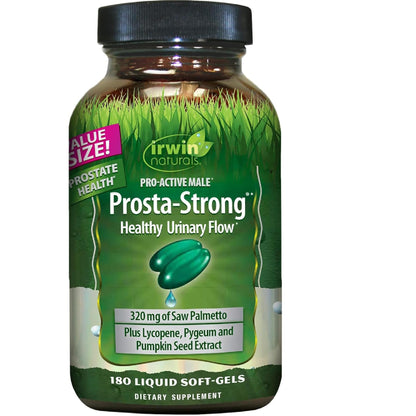 Irwin Naturals Prosta-Strong Prostate Health Support – Saw Palmetto, Lycopene
