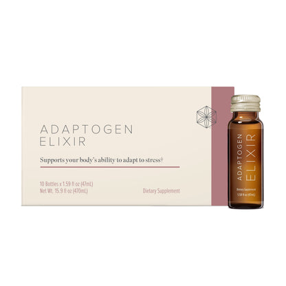 Isagenix Adaptogen Elixir – Liquid Sleep & Focus Support (10 × 1.59 oz)