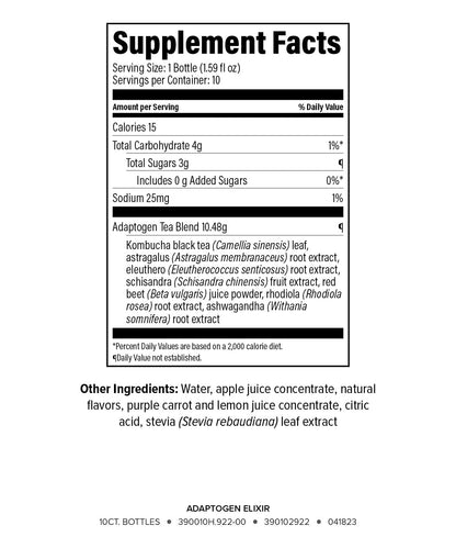 Isagenix Adaptogen Elixir – Liquid Sleep & Focus Support (10 × 1.59 oz)