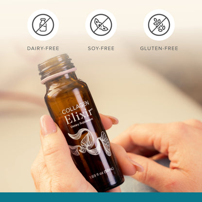 Isagenix Collagen Elixir - Marine Collagen Peptides, Vitamin C, Zinc & Biotin (50 mL)