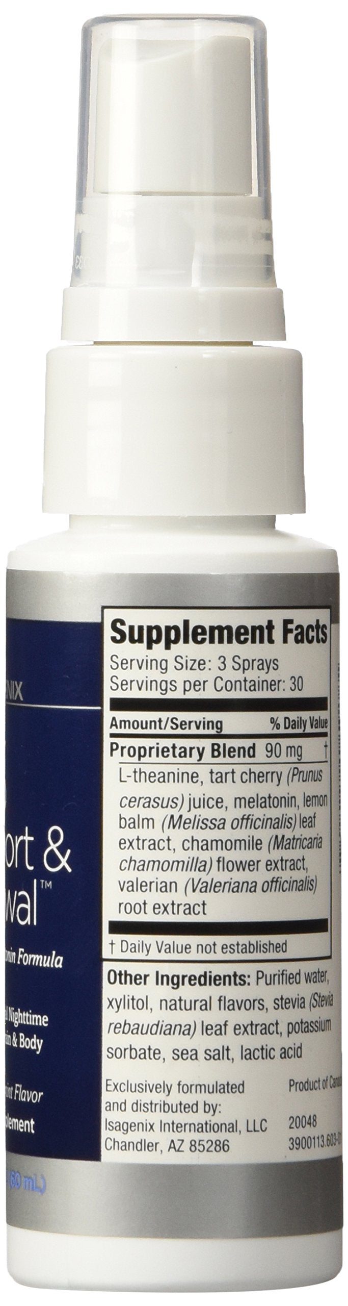 Isagenix Sleep Support & Renewal Spray, 2.0 fl oz / 60 mL