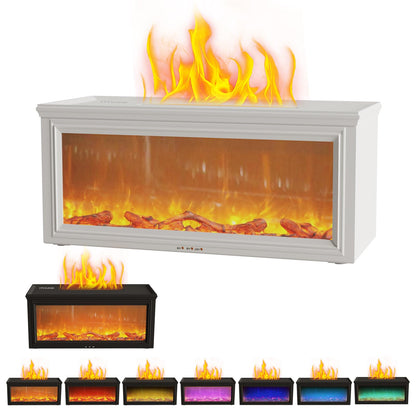 ITHUGE Fireplace Flame Aromatherapy Diffuser - 7 Colors, 280ml, HY-05W