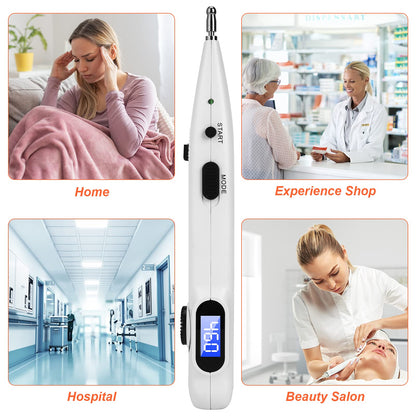 iVOLCONN Electronic Acupuncture Pen – Pain Relief, Meridian Energy, 20 Levels, 3 Modes, Rechargeable