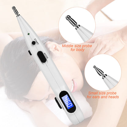 iVOLCONN Electronic Acupuncture Pen – Pain Relief, Meridian Energy, 20 Levels, 3 Modes, Rechargeable