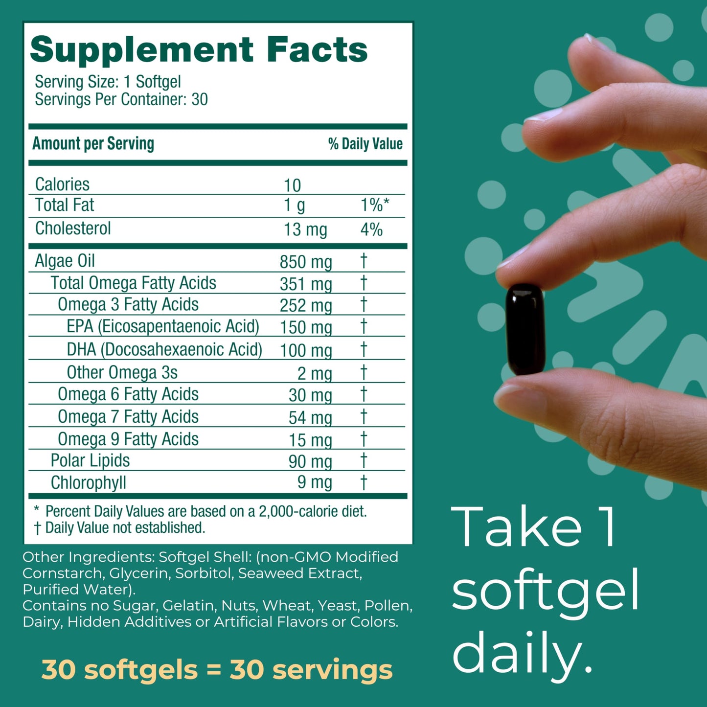 Iwi Omega-3 Softgels – 90 Vegan Algae EPA/DHA for Whole-Body Support