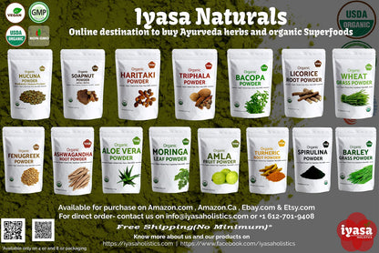 Iyasa Organic Chamomile Powder – Food Grade, 8 oz (223 g)