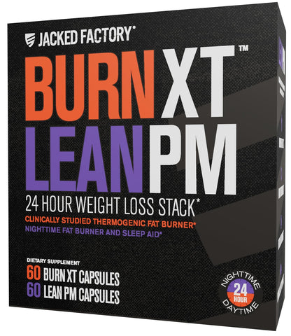 Jacked Factory Burn-XT + Lean-PM Kit — 24-Hour Fat Burning Stack