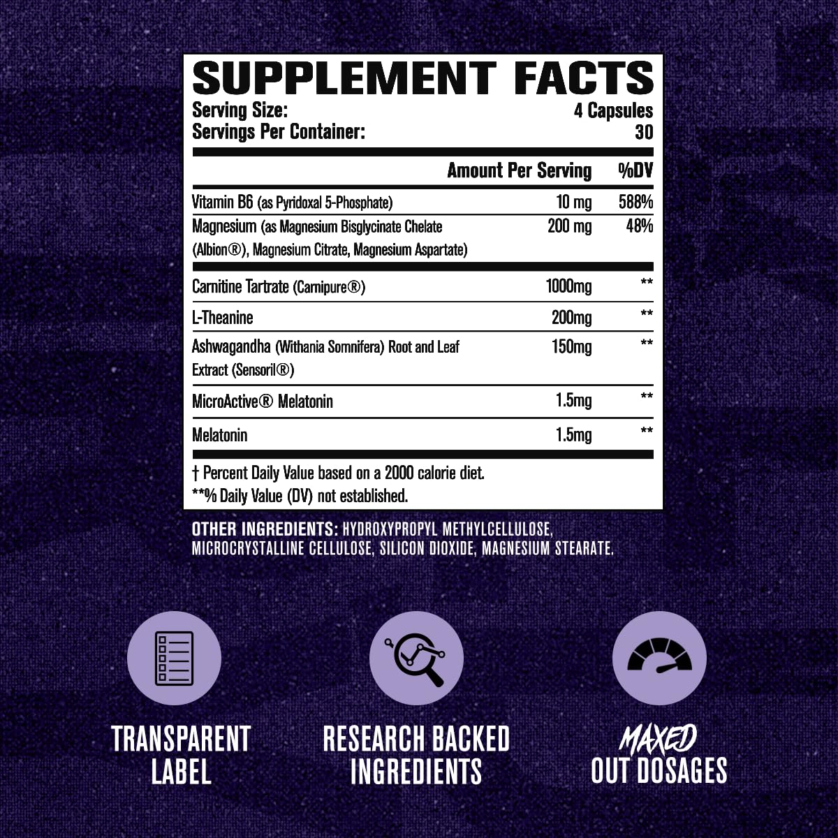 Jacked Factory Lean PM Max – Fat Burner & Sleep Support (120 Diet Pills)