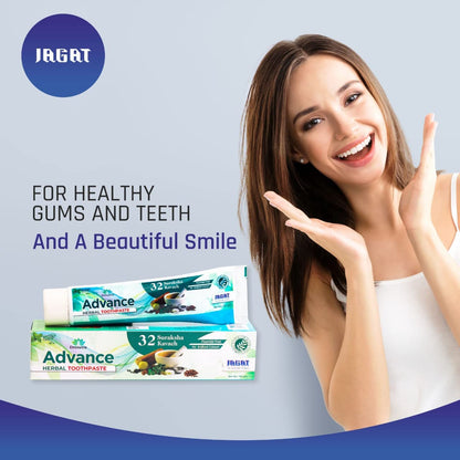 Jagat Devsutra Advanced Toothpaste | Ayurvedic Herbal, 100% Natural Whitening | Pack of 4
