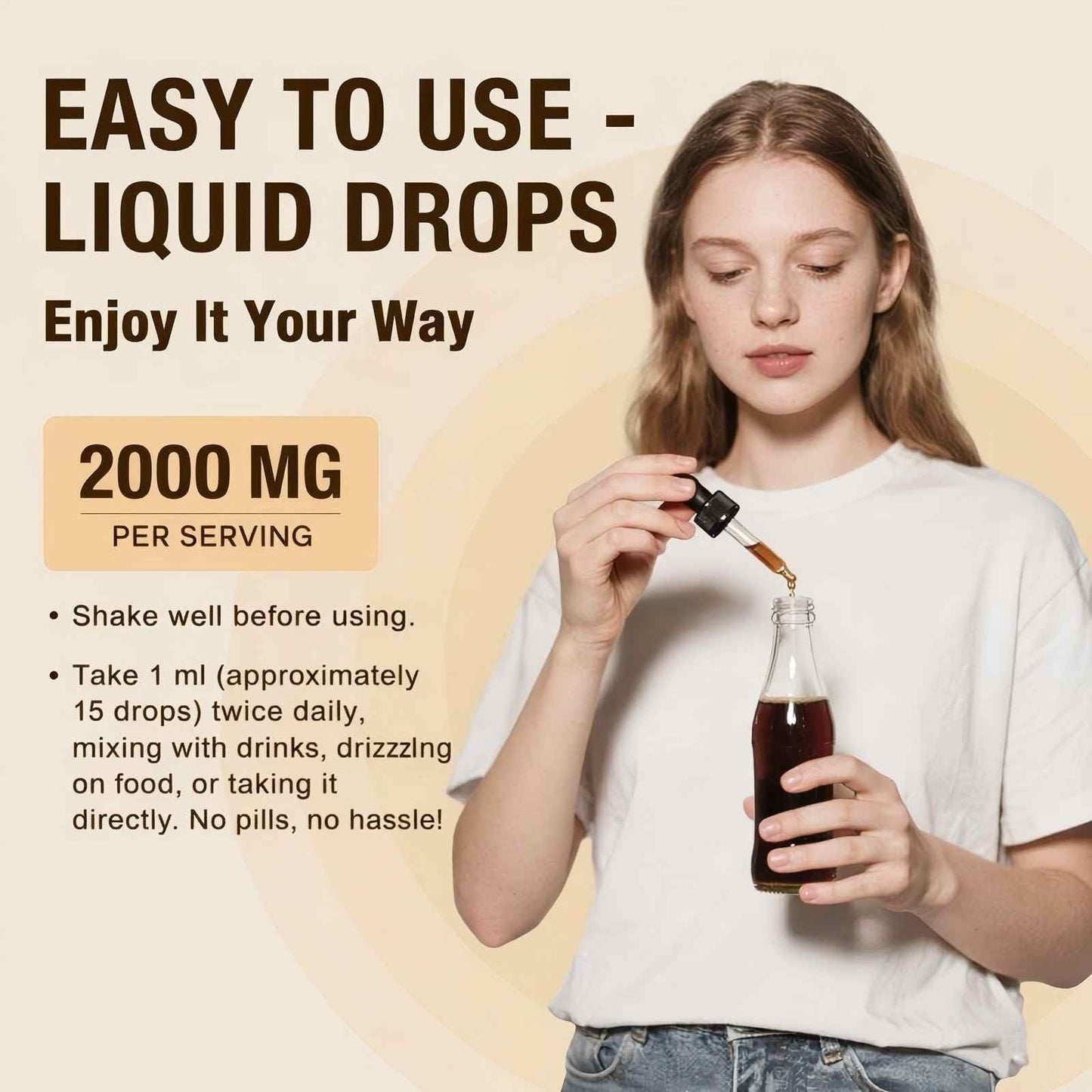 Jagielolia Liposomal Glutathione Liquid 2000MG – High-Potency Vegan Antioxidant Drops, 8 fl oz