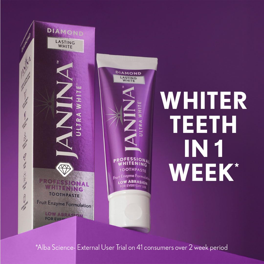 Janina Ultra White Whitening Toothpaste 75ml … (Extra Strength) | Whitening Toothpaste