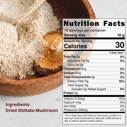 Japanese Shiitake Umami Powder 1.4oz – 100% Natural, No MSG | Towa Kanbutu