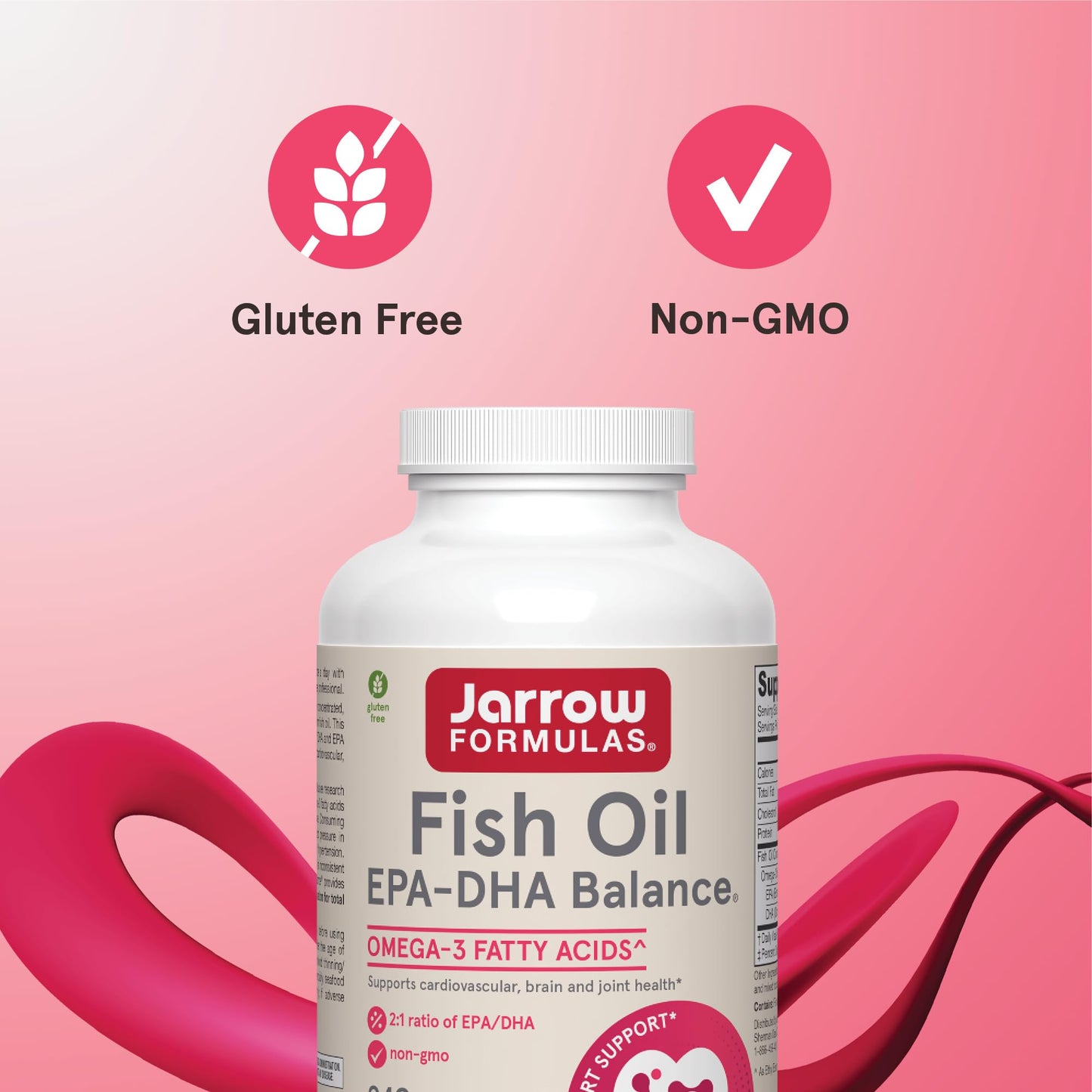Jarrow Formulas EPA-DHA Balance, 1,200 mg Omega-3s, 240 Softgels | 120 Day Supply