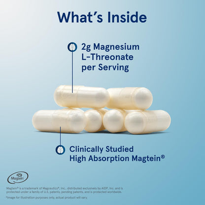 Jarrow Formulas MagMind with Magtein – 90 Capsules | Brain Health & Memory Support (30 Servings)