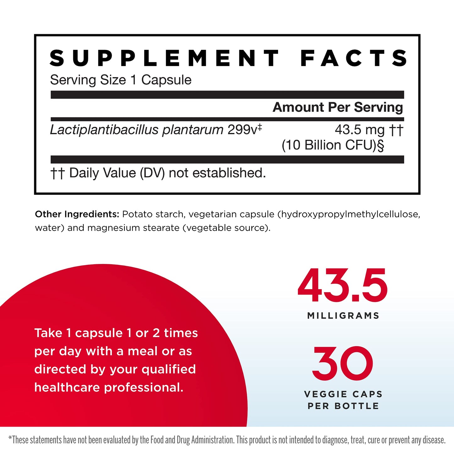Jarrow Formulas Ideal Bowel Support – 10 Billion CFU per Serving, 2x30 Veggie Caps