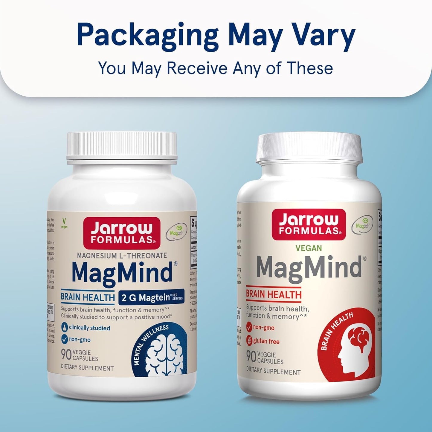 Jarrow Formulas MagMind with Magtein – 90 Capsules | Brain Health & Memory Support (30 Servings)