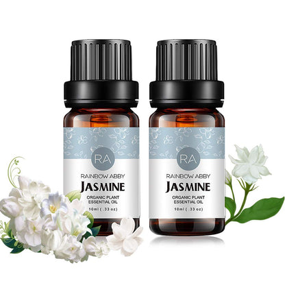 2-Pack Jasmine Essential Oil 100% Pure Organic Aroma Oil (2x10ml) for Diffusers