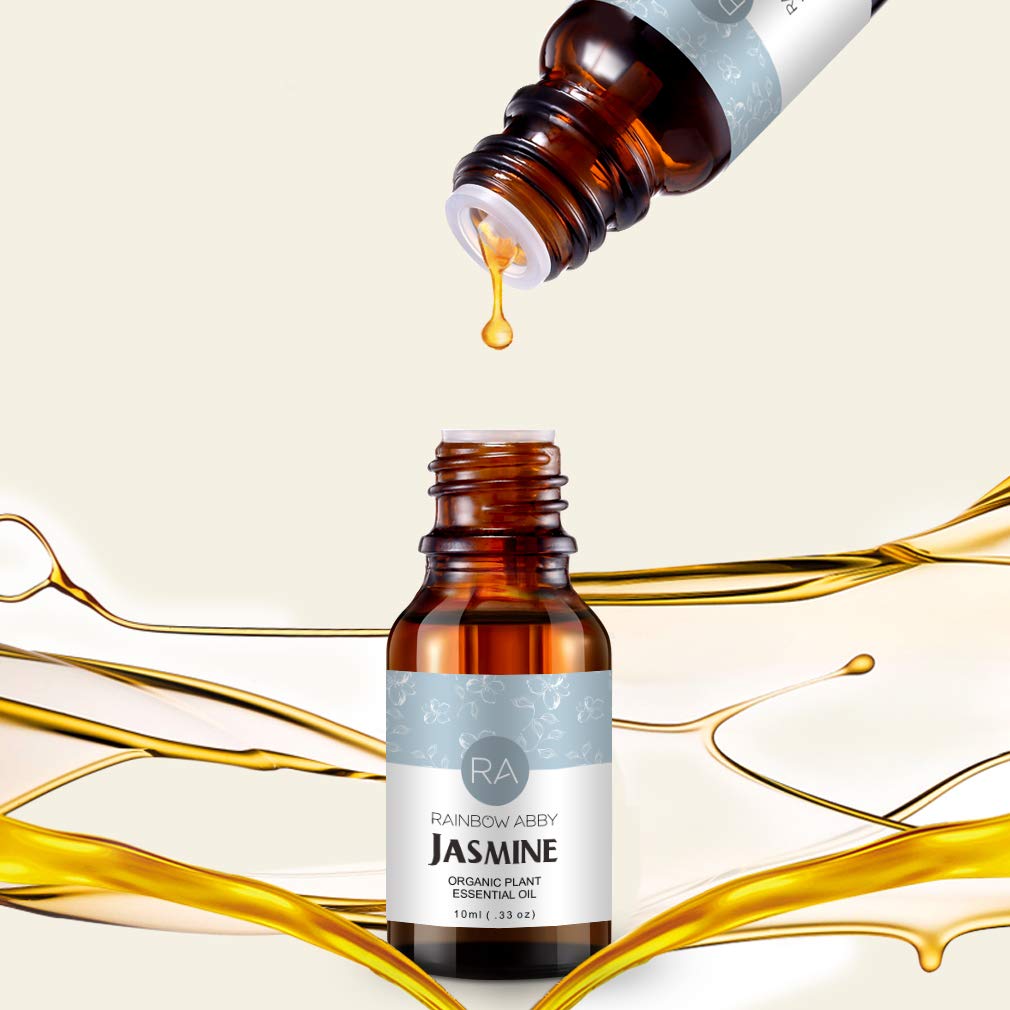 2-Pack Jasmine Essential Oil 100% Pure Organic Aroma Oil (2x10ml) for Diffusers