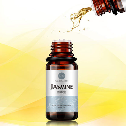 Jasmine Essential Oil (30ml) – 100% Pure, Natural & Organic for Diffuser, Massage, Skin Care