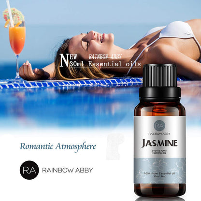 Jasmine Essential Oil (30ml) – 100% Pure, Natural & Organic for Diffuser, Massage, Skin Care