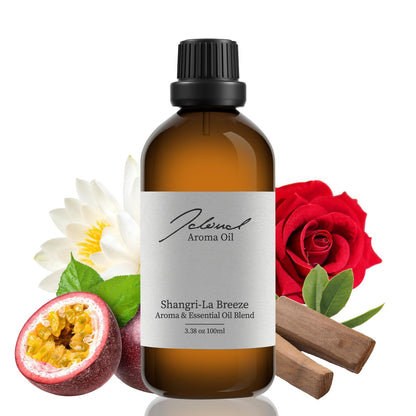 JCLOUD Shangri-La Breeze Essential Oil – Hotel Scent for Diffusers | Cedarwood & Sandalwood 100mL