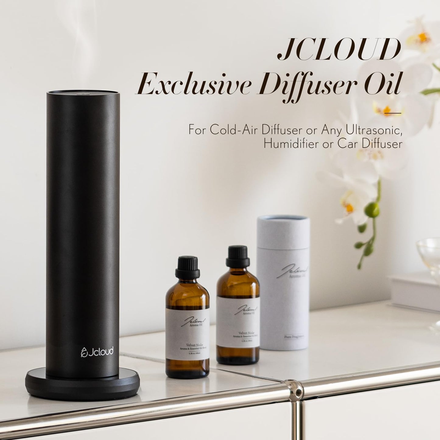 JCLOUD Velvet Noir Essential Oil for Scent Air Machine | Luxury Diffuser Oil 100mL
