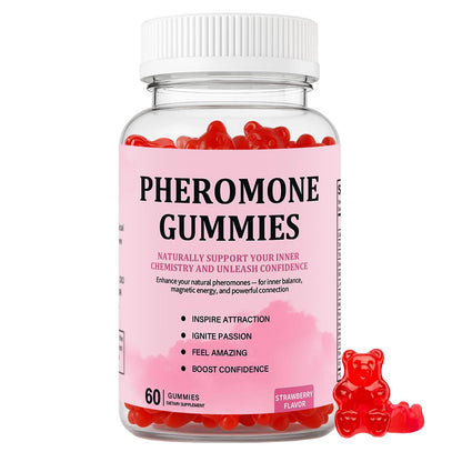 JINMAO Pheromone Gummies for Women – Inner Balance & Confidence | Vegan, Gluten-Free, 60 Gummies