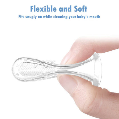 Jochebed Baby Finger Toothbrush – Teething Training, Soft Silicone, 3 PCS