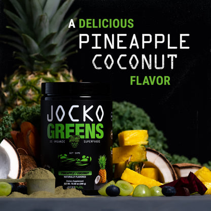 Jocko Fuel Daily Greens Powder – Premium Organic Greens with Probiotics (30 Servings)