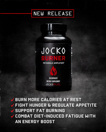 Jocko Fuel Burner – Healthy Weight Support, Appetite Regulation & Metabolism Boost (90 Count)