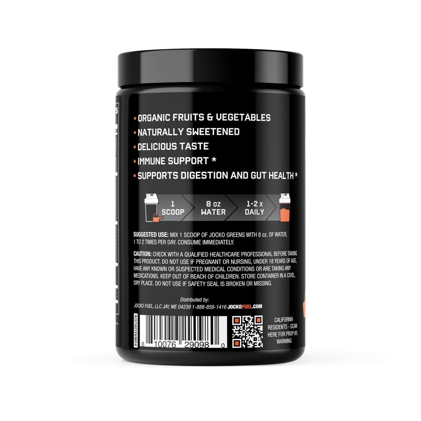 Jocko Fuel Daily Greens Powder – Organic Greens Superfood for Digestion and Immune Support | 30 Servings