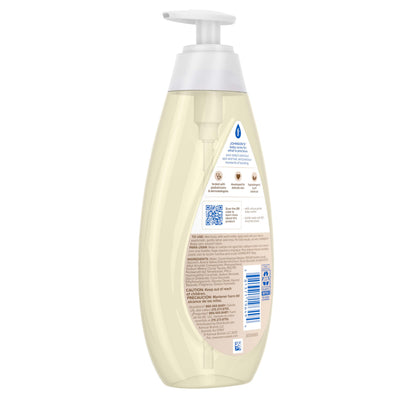 Johnson's Skin Nourishing Moisture Baby Wash – Vanilla & Oat, Tear-Free, Hypoallergenic | 20.3 fl oz