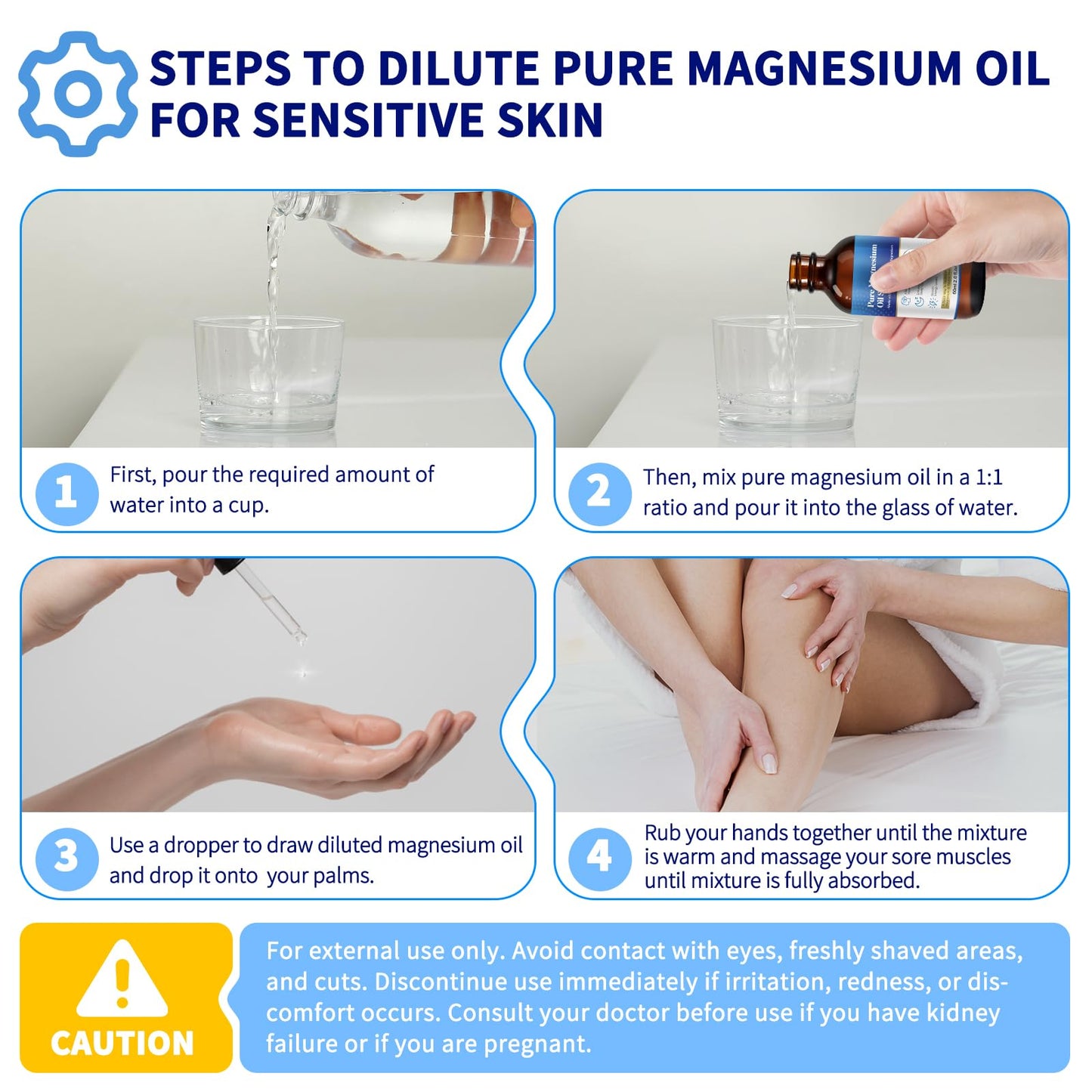 Pure Topical Magnesium Oil Spray – 60 ml | Fast Absorption, Energy & Muscle Support