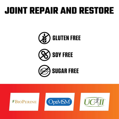 Axe & Sledge Joint+ – Joint Health Supplement with UC-II, Glucosamine, MSM