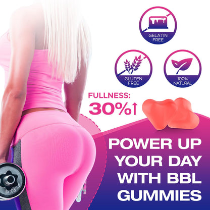 Jovariquethor Booty Gummies for Women – Peach Flavor, Multivitamin & Herbal Blend (120 Count)