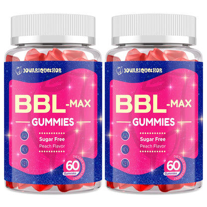 Jovariquethor Booty Gummies for Women – Peach Flavor, Multivitamin & Herbal Blend (120 Count)