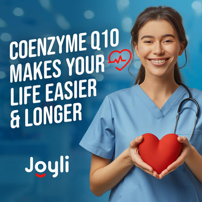 JOYLI Nutrition 2 Pack CoQ10 500mg - High Absorption CoQ10 for Energy & Vitality | 240 Softgels