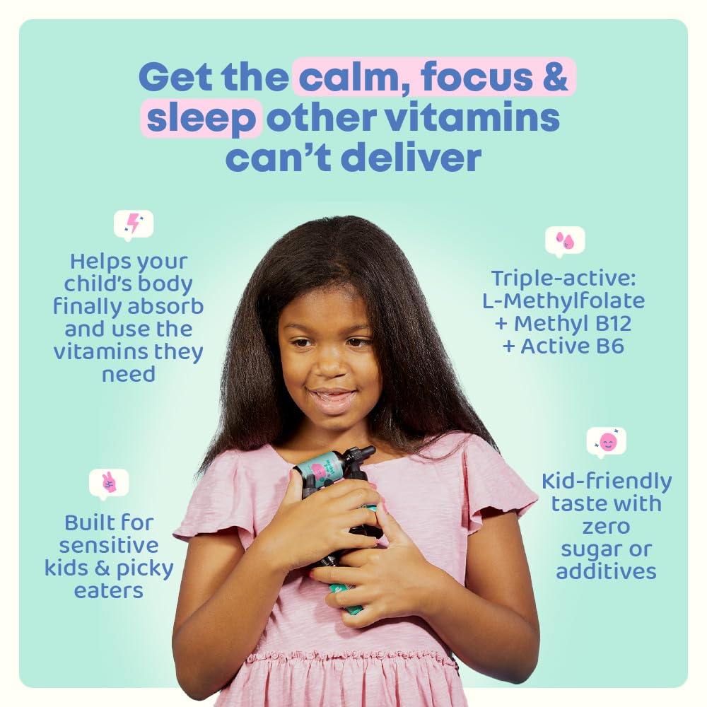 JoySpring MethylBee for Kids — 5-MTHF + Methyl B12 + P5P | Berry Lemonade Drops