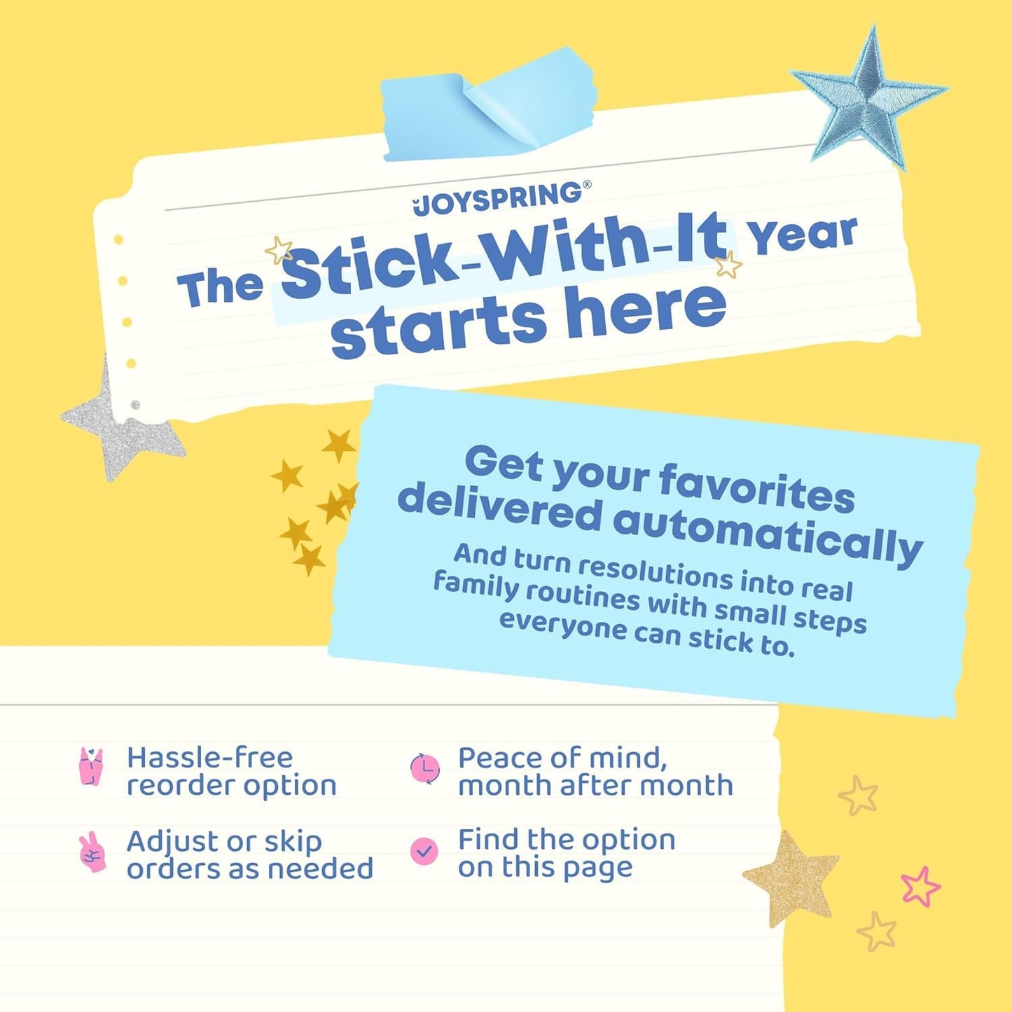 JoySpring Mood Magic for Kids – Natural Mood Support Pixie Sticks with Saffron, Magnesium & Vitamin D3 | Sugar-Free
