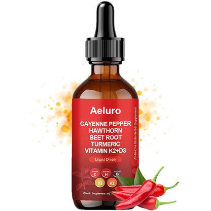 JRR Aeluro Cayenne Pepper Drops - Cayenne Pepper Extract, 60ml (1pc)