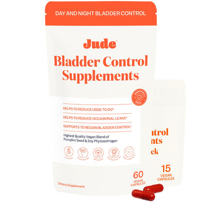 Jude Bladder Control Supplements for Women | Day & Night OAB Support 75 Count