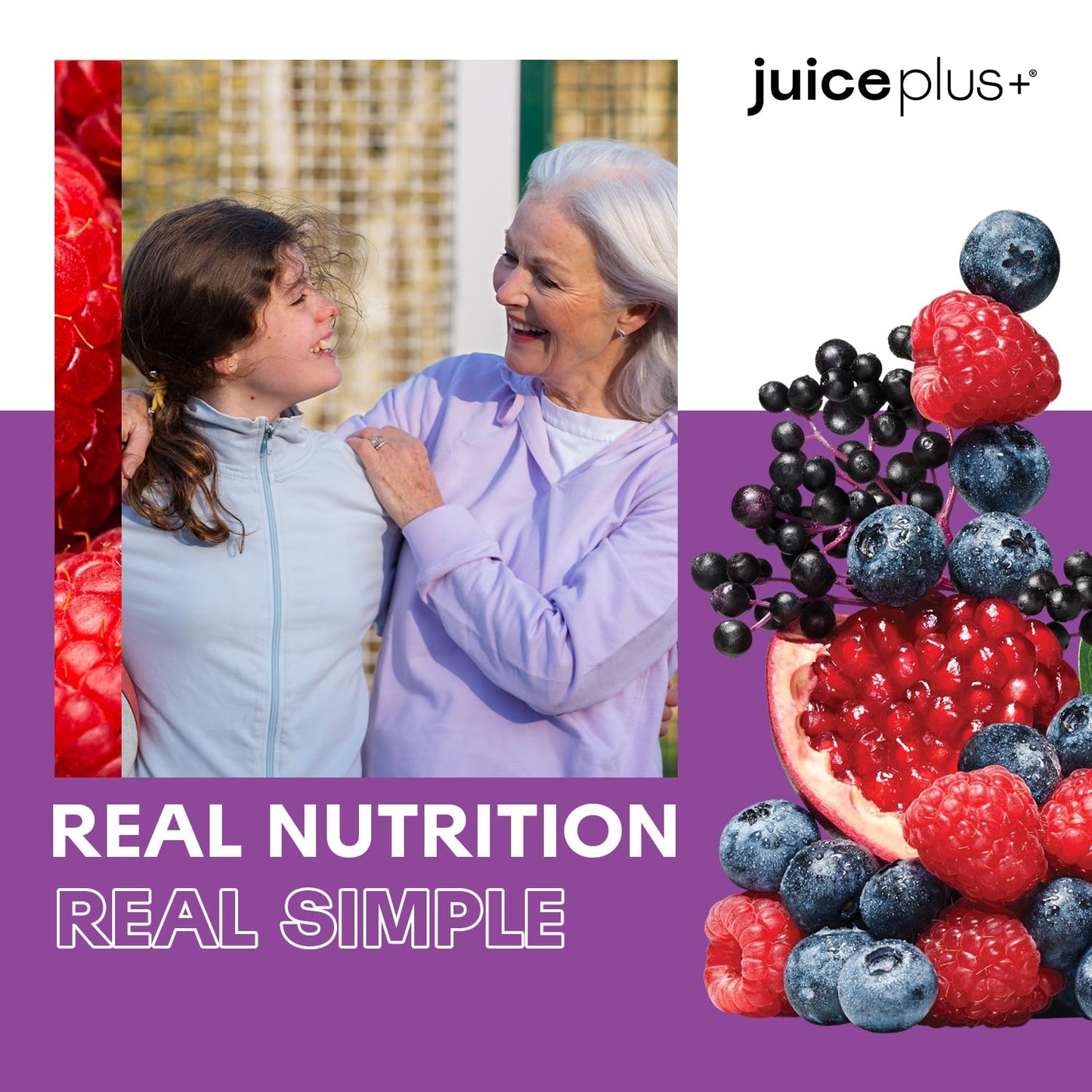 Juice Plus+ Berry Blend Soft Chews – Daily Nutrition from 12 Plants for Adults & Kids (1 Month, 30 Chews)