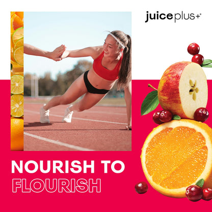 Juice Plus+ Fruit Blend: Plant-Based Whole Food Vitamins | Vegan, Gluten-Free, Non-GMO