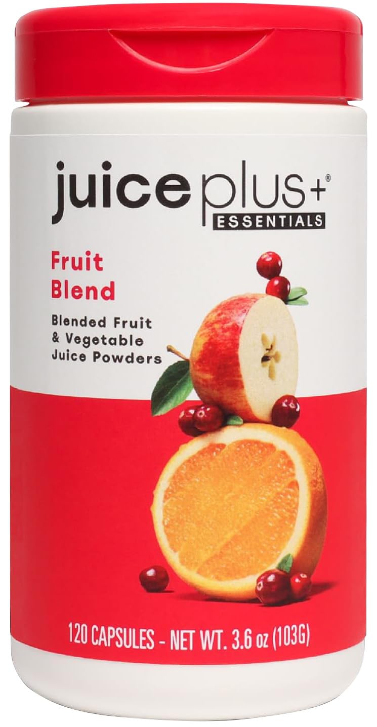 Juice Plus+ Fruit Blend: Plant-Based Whole Food Vitamins | Vegan, Gluten-Free, Non-GMO
