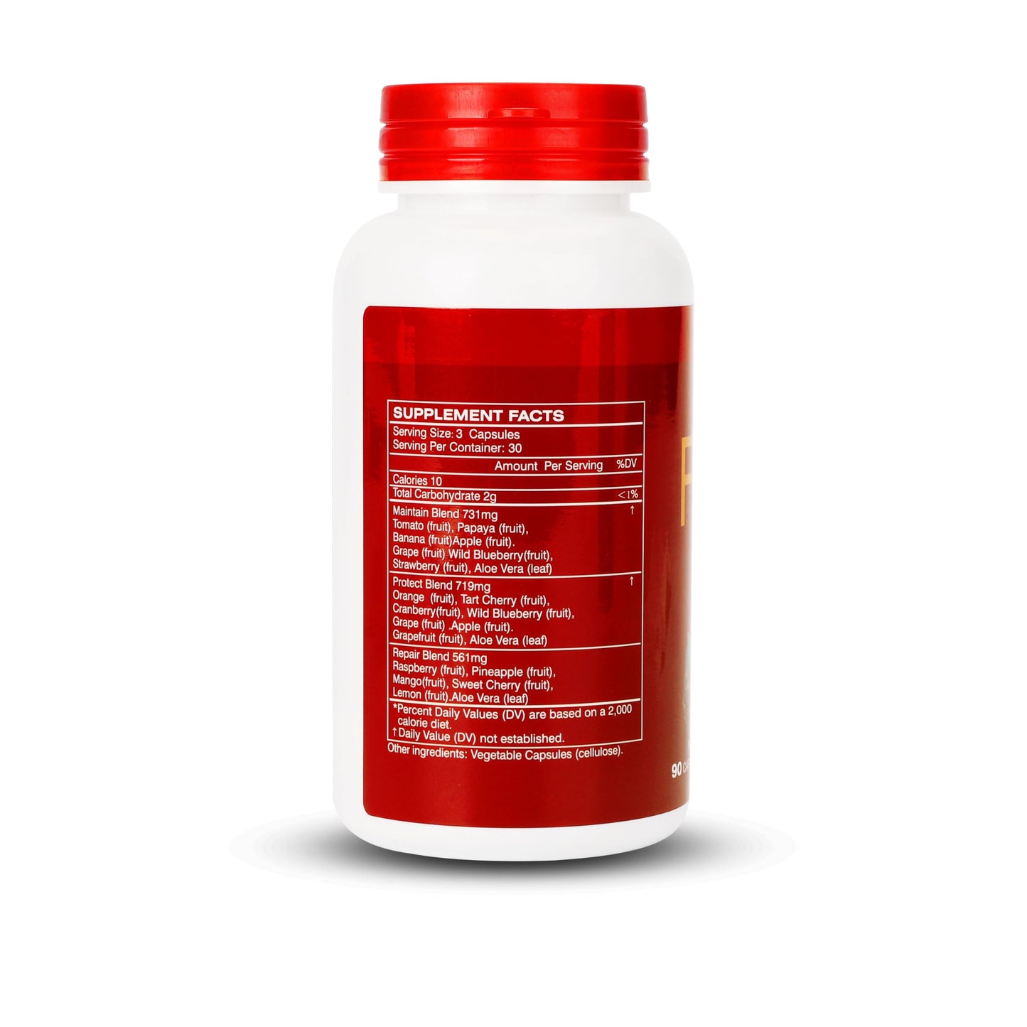 JulyDeer Fruit Supplement – 90 Vegetarian Capsules | 16-Fruit Blend
