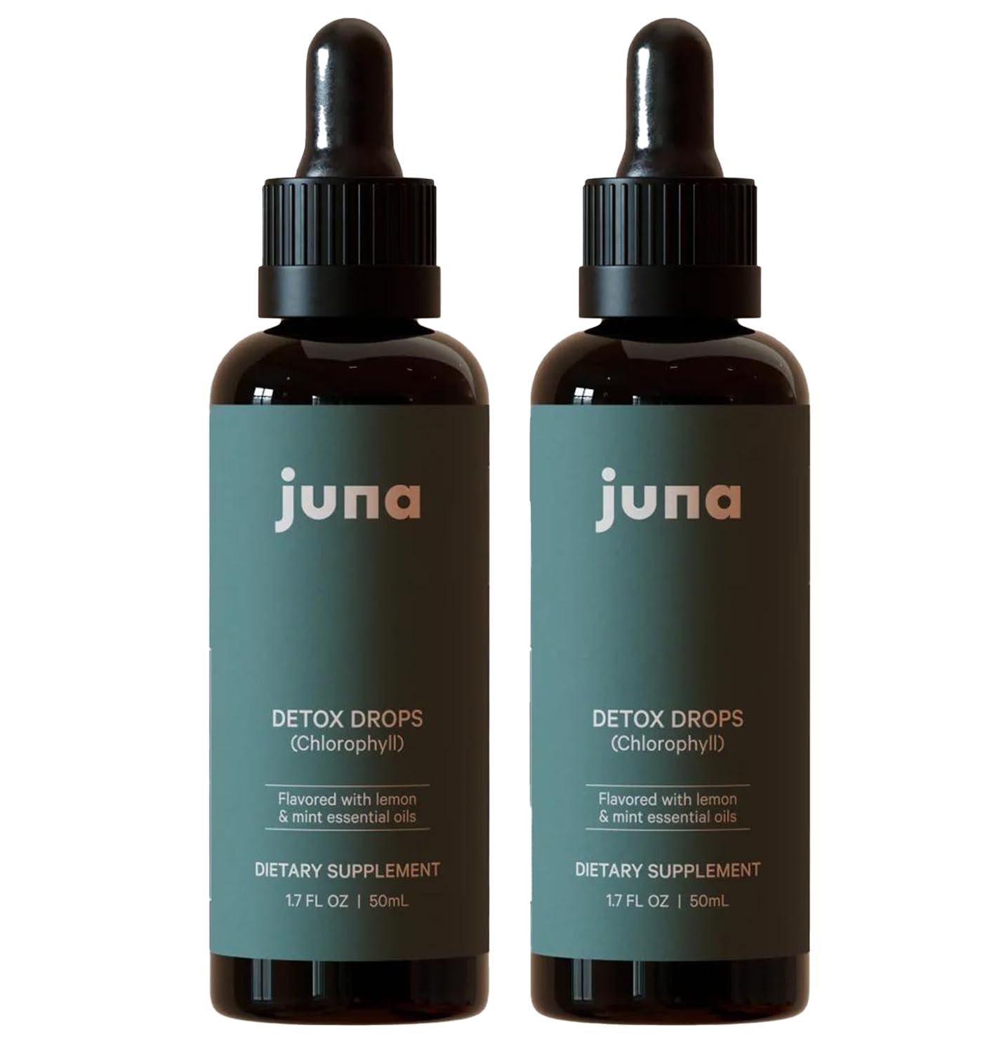 Juna Chlorophyll Liquid Drops (2-Pack) – 3X Potency for Detox, Energy & Cellular Support