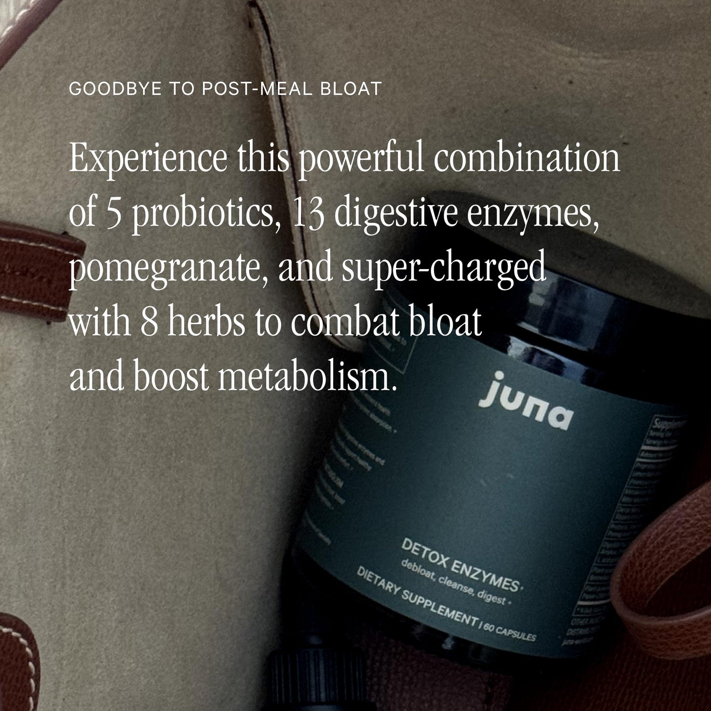 Juna Detox: Fast-Acting Digestive Enzymes & Probiotic for Bloat, Gas & Digestive Comfort