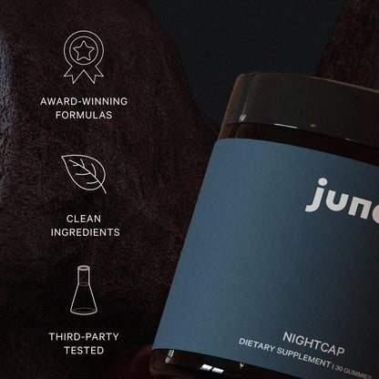 Juna Nightcap Sleep Gummies — Sugar-Free, All-Natural Sleep Aid with Low-Dose Melatonin