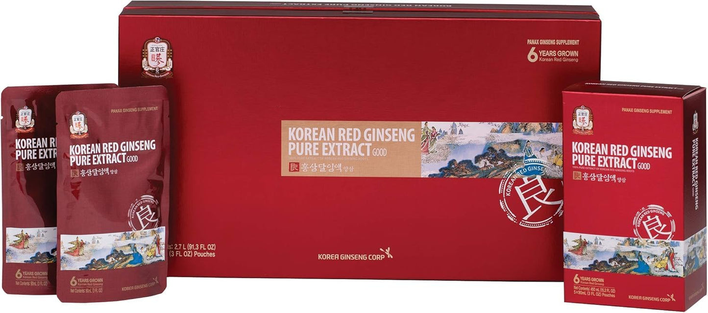 JungKwanJang Korean Red Ginseng Pure Extract – Premium Grade, 30 Count